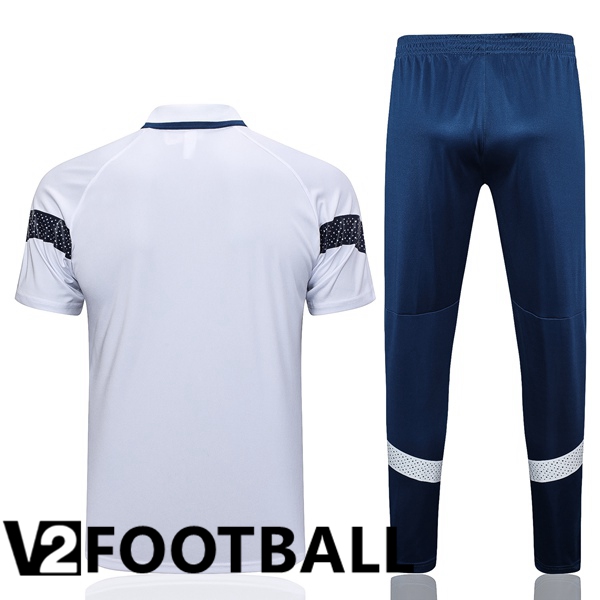 Marseille OM Soccer Polo + Pants White 2023/2024