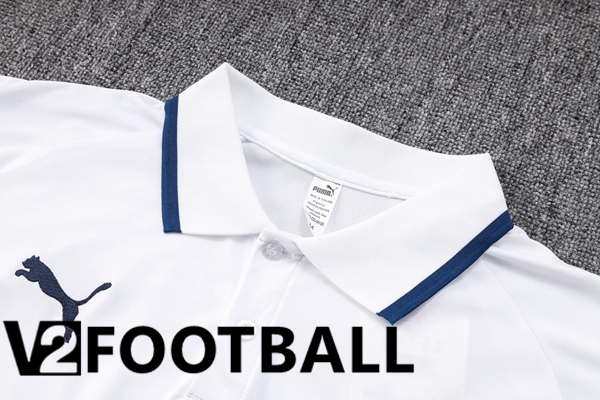 Marseille OM Soccer Polo + Pants White 2023/2024