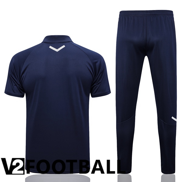 Marseille OM Soccer Polo + Pants Royal Blue 2023/2024