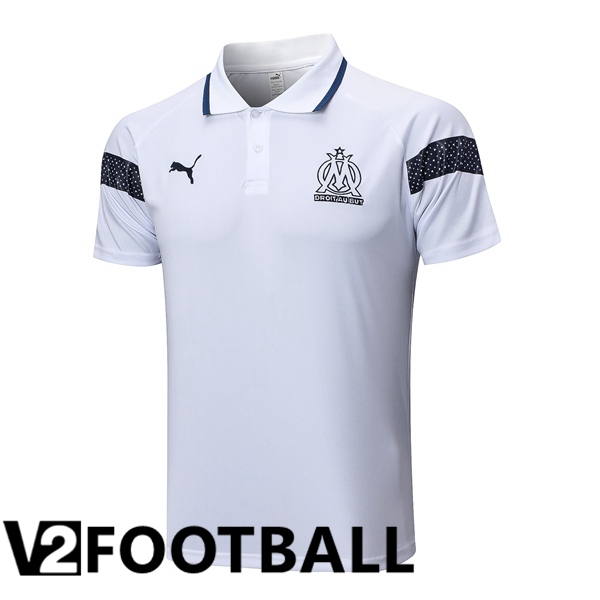 Marseille OM Soccer Polo White 2023/2024