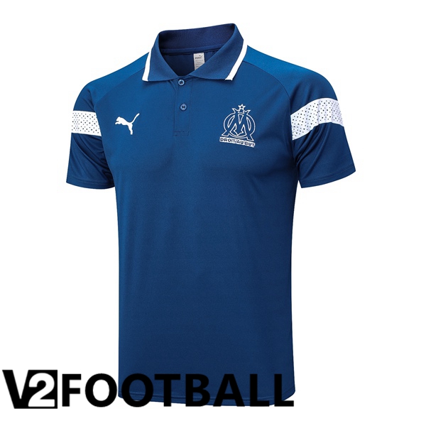 Marseille OM Soccer Polo Blue 2023/2024