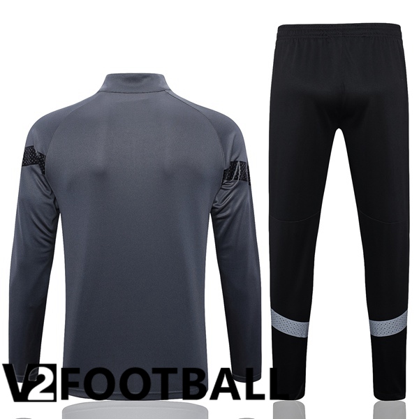 Dortmund BVB Training Tracksuit Suit Grey 2023/2024