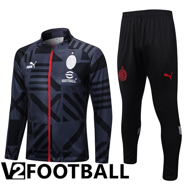 AC Milan Training Jacket Suit Black 2023/2024