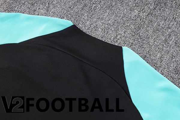 FC Barcelona Training Jacket Suit Black Green 2023/2024
