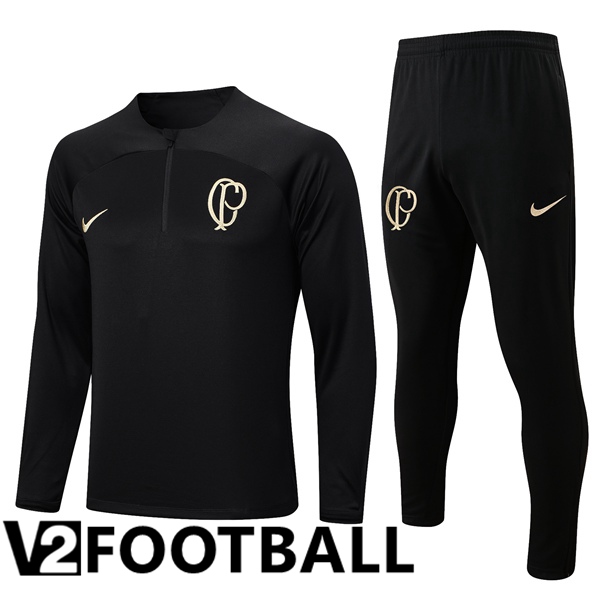 Corinthians Training Tracksuit Suit Black 2023/2024