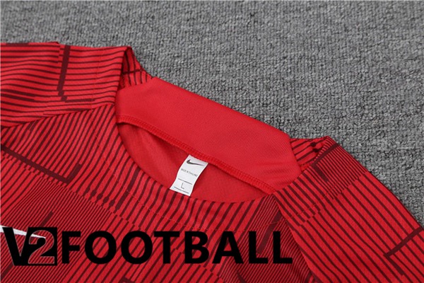 FC Liverpool Training T Shirt + Shorts Red 2023/2024