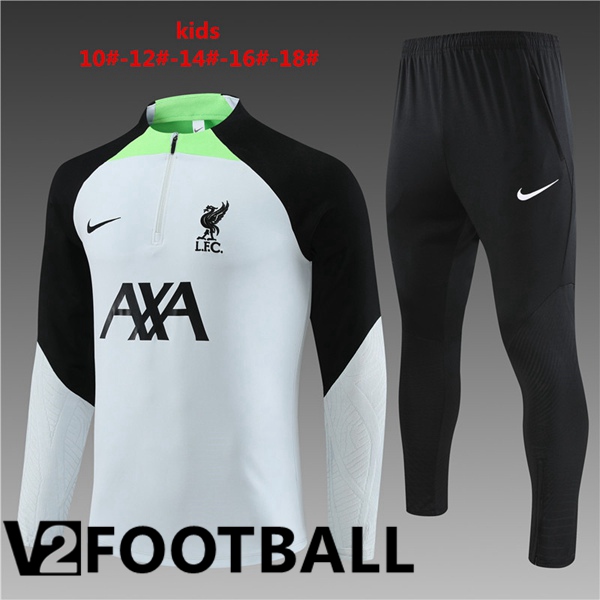 FC Liverpool Kids Training Tracksuit Suit Grey 2023/2024