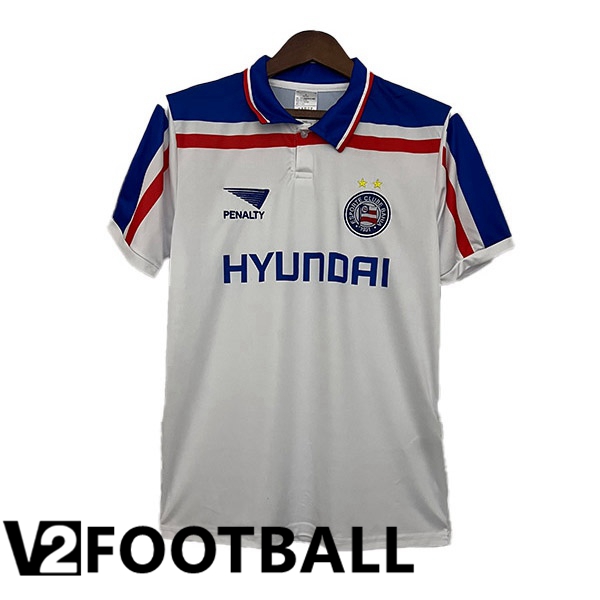 EC Bahia Retro Soccer Jersey Home White 1998