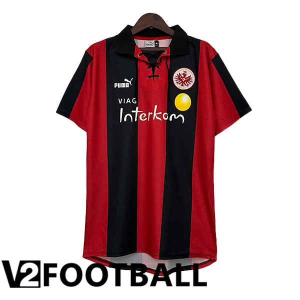 Eintracht Frankfurt Retro Soccer Jersey Home Red 1998-1999