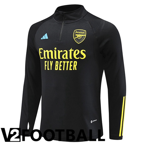 Arsenal Training Sweatshirt Black 2023/2024