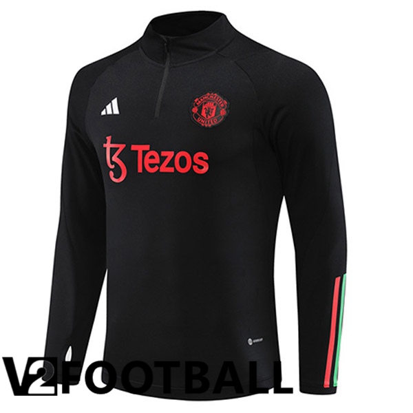 Manchester United Training Sweatshirt Black 2023/2024