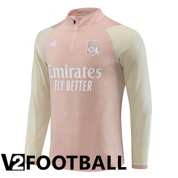 Lyon OL Training Sweatshirt Pink 2023/2024