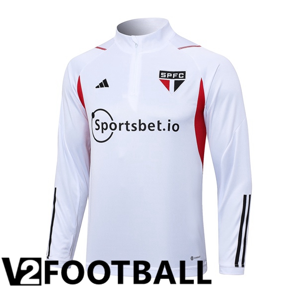 Sao Paulo FC Training Sweatshirt White 2023/2024