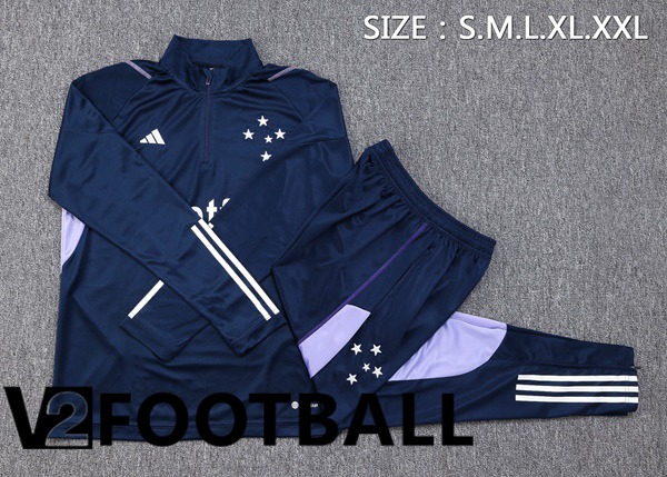 Cruzeiro EC Training Tracksuit Suit Royal Blue 2023/2024
