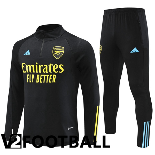 Arsenal Training Tracksuit Suit Black 2023/2024