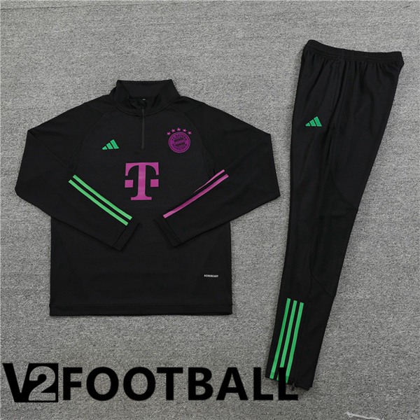 Bayern Munich Training Tracksuit Suit Black 2023/2024