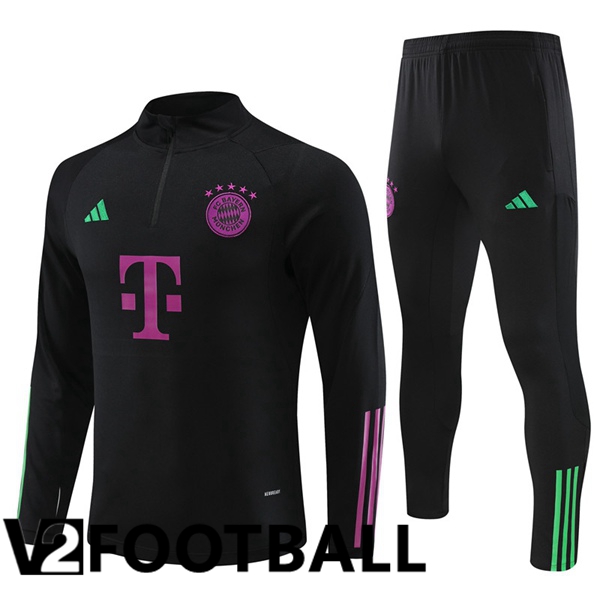 Bayern Munich Training Tracksuit Suit Black 2023/2024