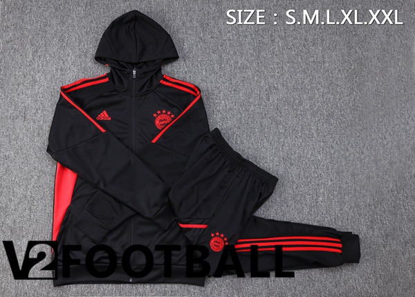 Bayern Munich Training Tracksuit Hoodie Black 2023/2024