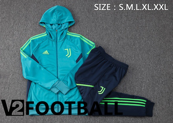 Juventus Training Tracksuit Hoodie Green 2023/2024