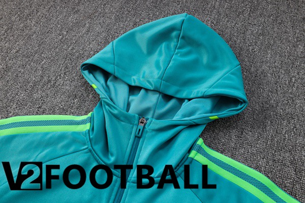 Juventus Training Tracksuit Hoodie Green 2023/2024