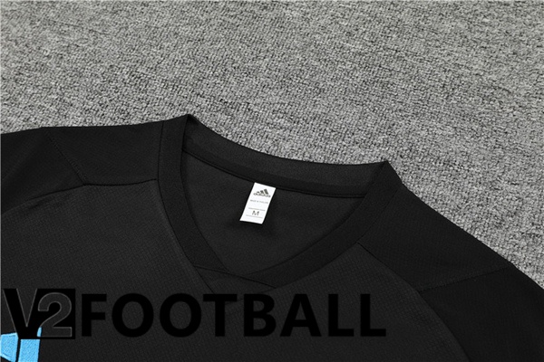 Arsenal Training T Shirt + Shorts Black 2023/2024