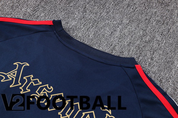 Arsenal Training T Shirt + Shorts Royal Blue 2023/2024