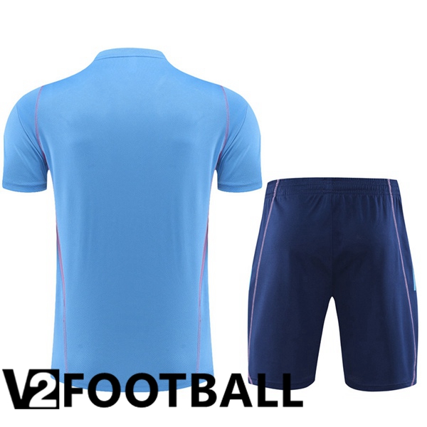 Argentina Training T Shirt + Shorts Blue 2023/2024