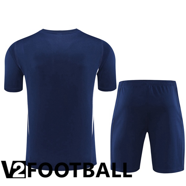 Italy Training T Shirt + Shorts Royal Blue 2023/2024