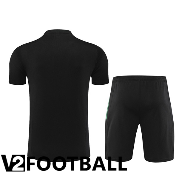 Bayern Munich Training T Shirt + Shorts Black 2023/2024