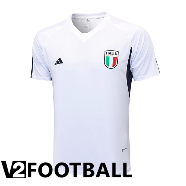 Italy Training T Shirt White 2023/2024