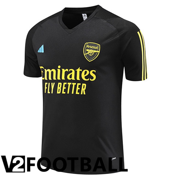 Arsenal Training T Shirt Black 2023/2024