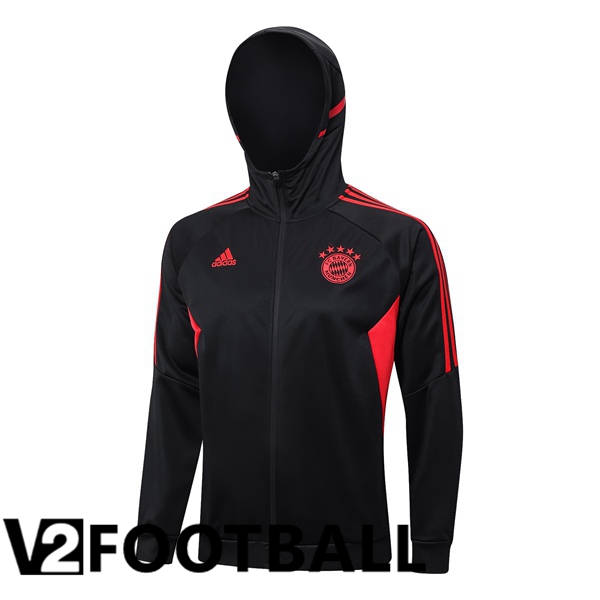 Bayern Munich Training Jacket Hoodie Black 2023/2024