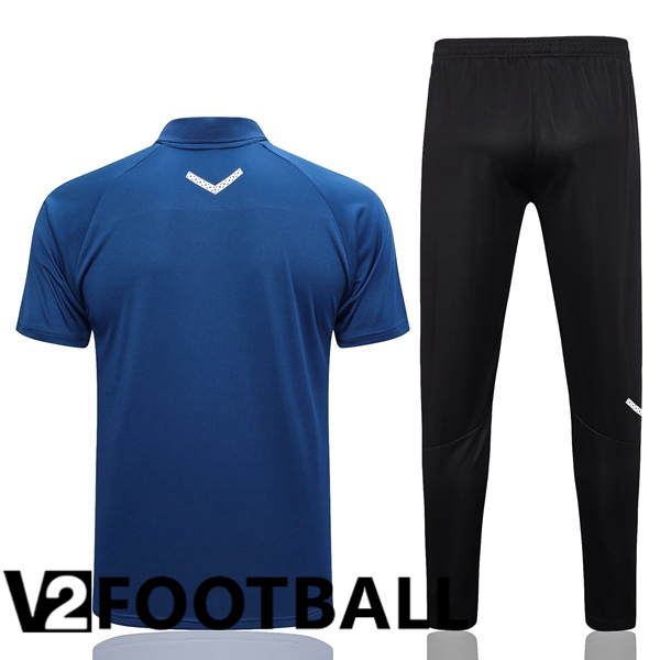 Manchester City Soccer Polo + Pants Royal Blue 2023/2024