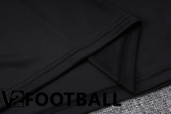 AC Milan Soccer Polo + Pants Black 2023/2024