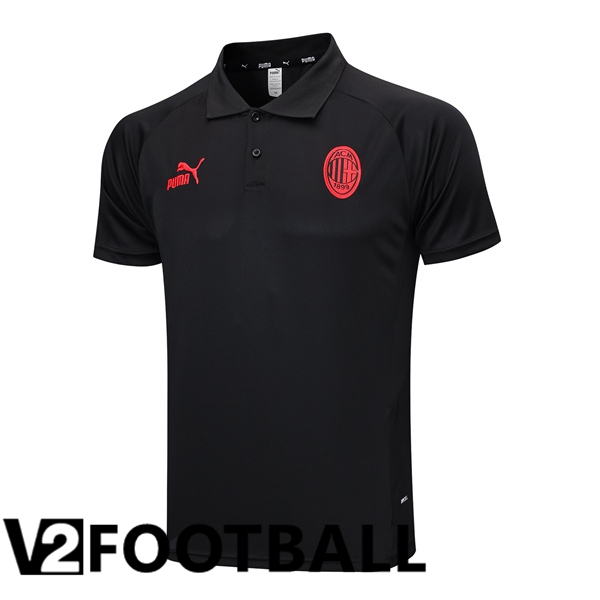 AC Milan Soccer Polo Black 2023/2024