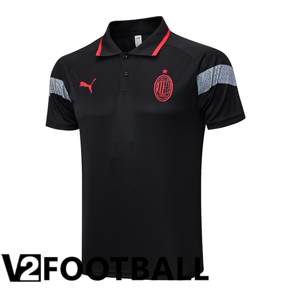 AC Milan Soccer Polo Black 2023/2024