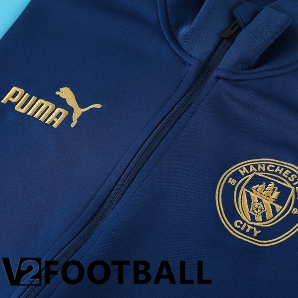 Manchester City Training Jacket Suit Royal Blue 2023/2024