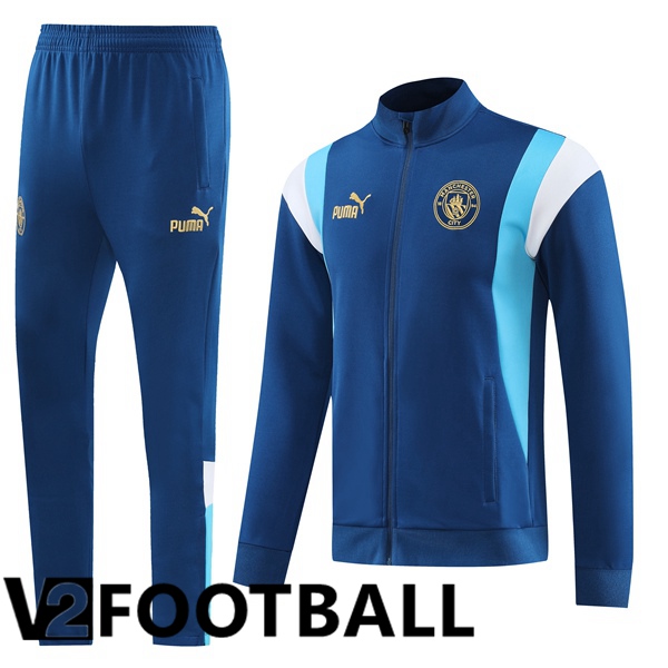 Manchester City Training Jacket Suit Royal Blue 2023/2024