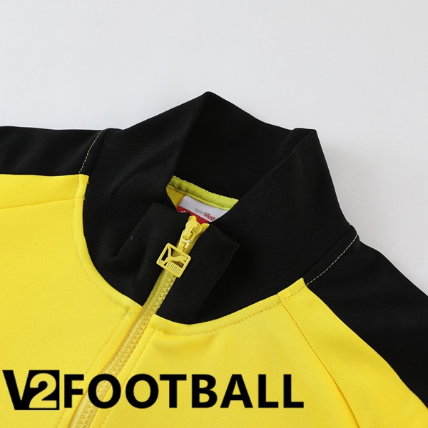 Dortmund BVB Training Jacket Suit Yellow 2023/2024