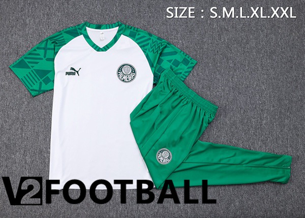 Palmeiras Training T Shirt + Pants White 2023/2024