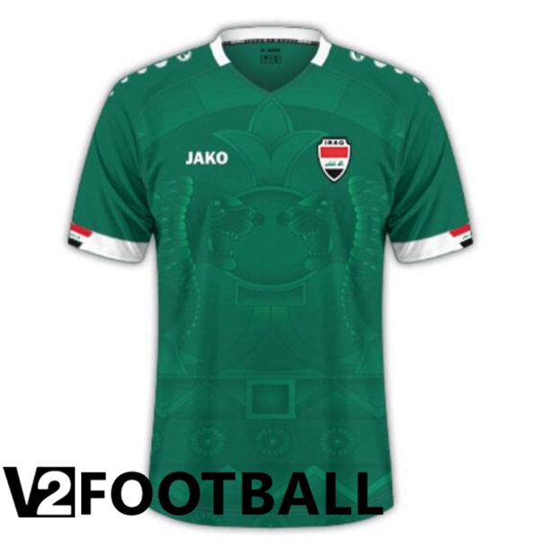 Iraq Football Shirt Home Green 2023/2024