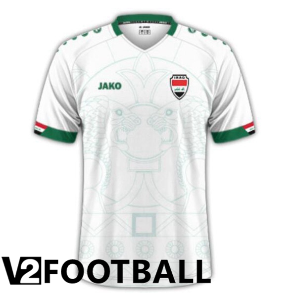 Iraq Football Shirt Away White 2023/2024