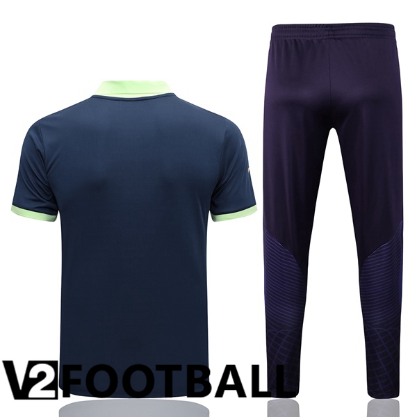 Brazil Soccer Polo + Pants Royal Blue 2023/2024