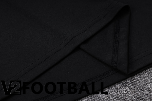 Paris PSG Soccer Polo + Pants Black 2023/2024