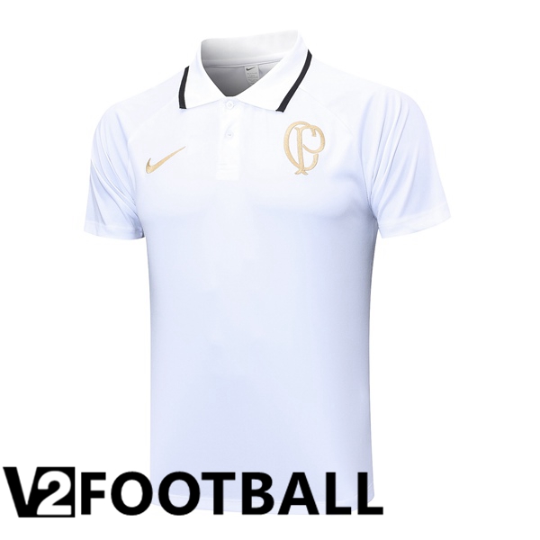 Corinthians Soccer Polo White 2023/2024