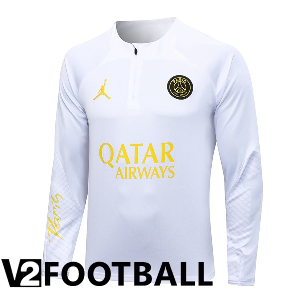 Paris PSG Training Sweatshirt White 2023/2024