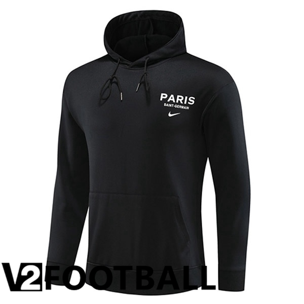 Paris PSG Training Sweatshirt Hoodie Black 2023/2024