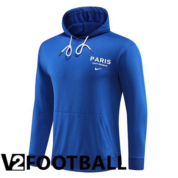 Paris PSG Training Sweatshirt Hoodie Blue 2023/2024