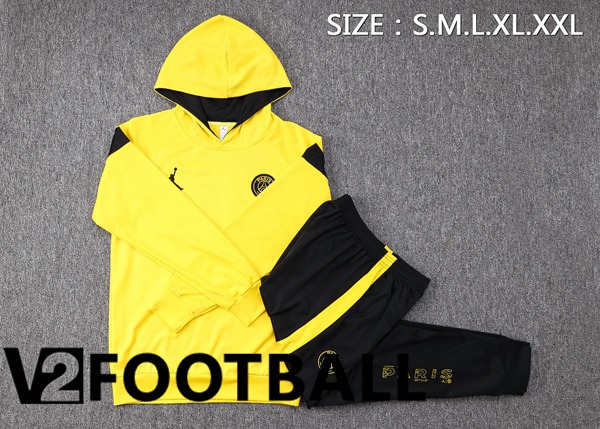 Paris PSG Training Hoodie Yellow 2023/2024