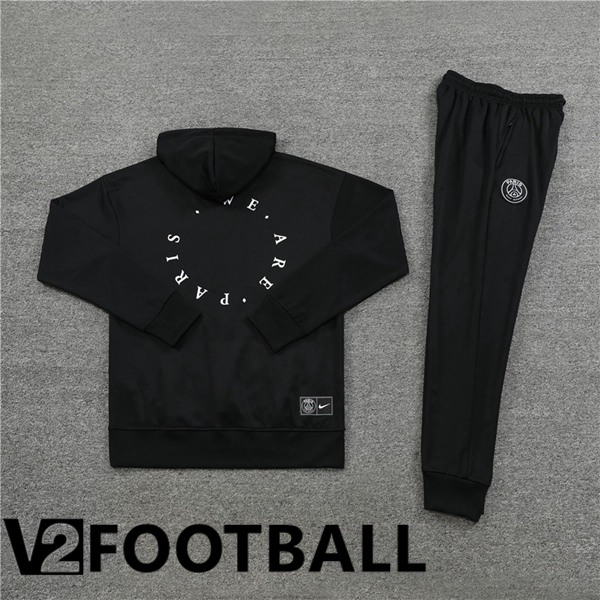 Paris PSG Training Hoodie Black 2023/2024